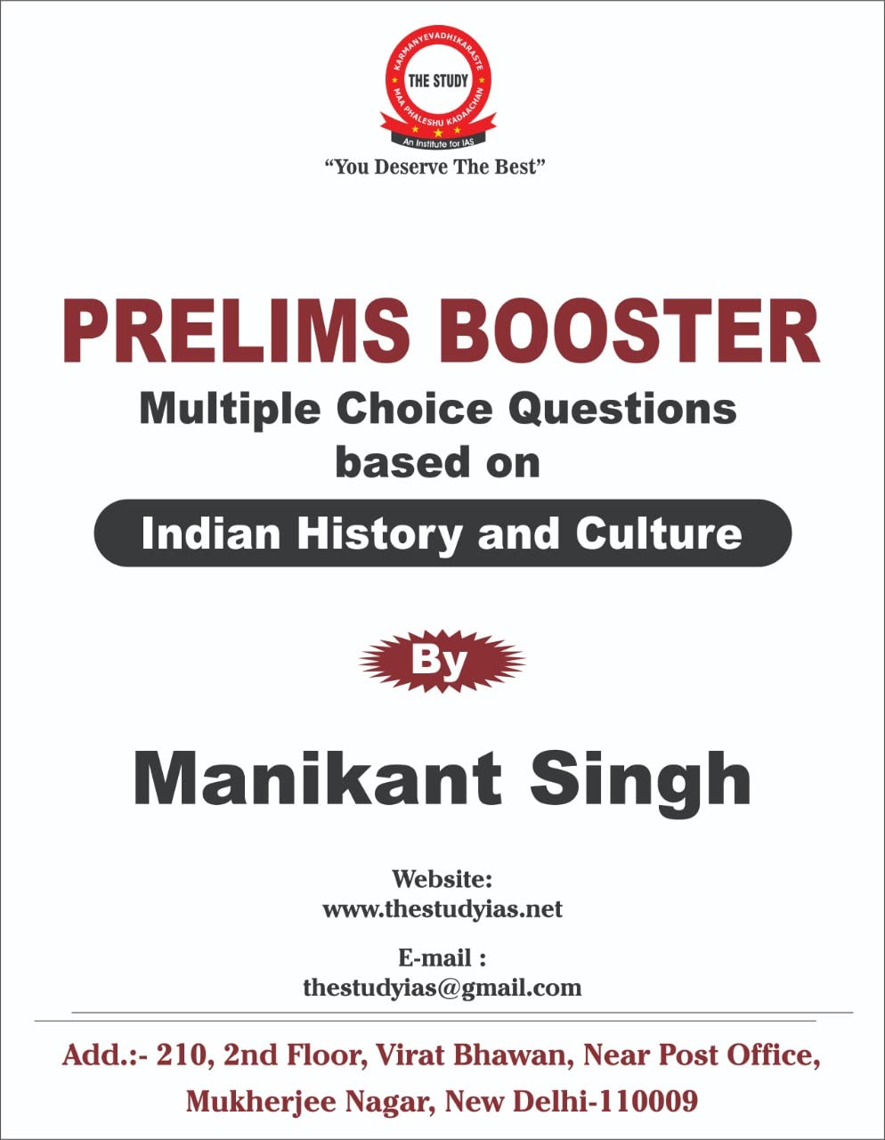 Prelims Booster (English) Book